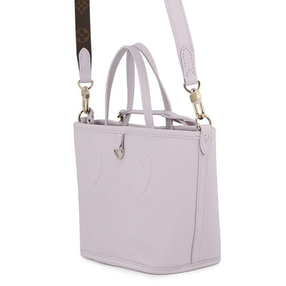 LOUIS VUITTON Neverfull・Inside Out Misty LilacM25656 Monogram Grain Leather Size BB