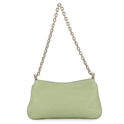 GUCCI GG Emblem Super Mini Bag Green815278 Leather