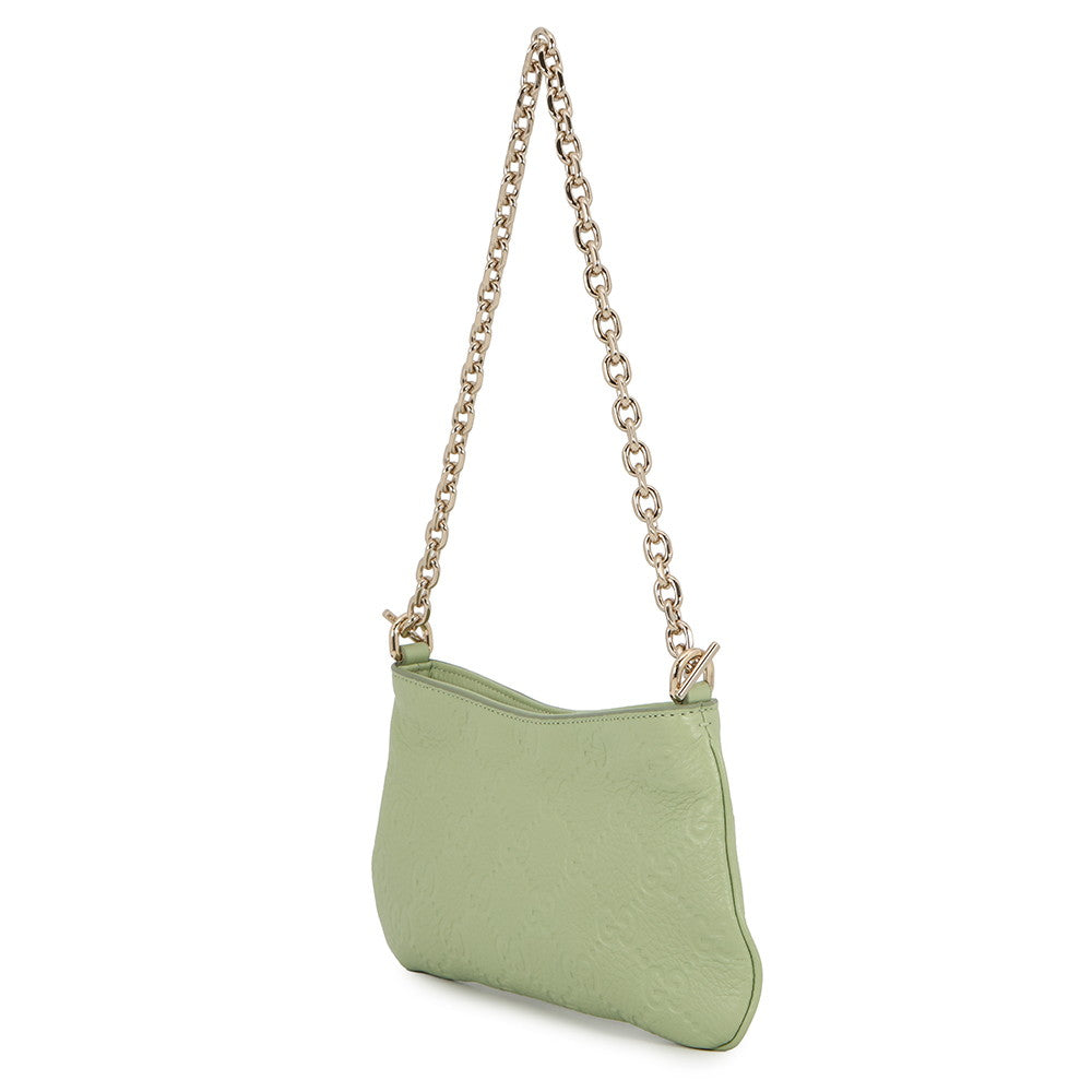 GUCCI GG Emblem Super Mini Bag Green815278 Leather