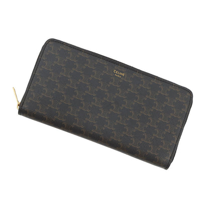 CELINE Large Zip Wallet Black10B552BQ3.38NO PVC