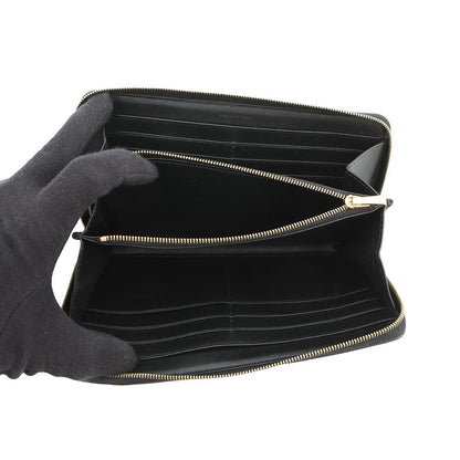CELINE Large Zip Wallet Black10B552BQ3.38NO PVC
