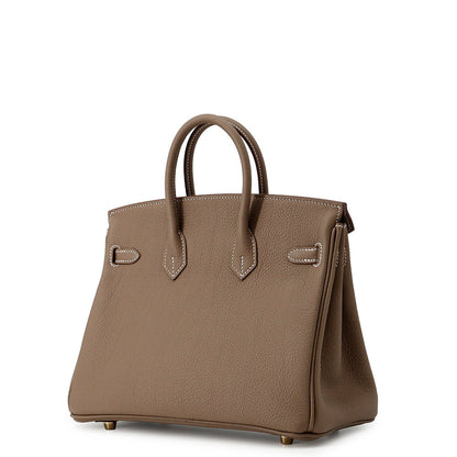 HERMES Birkin Etoupe Togo Leather Size 25