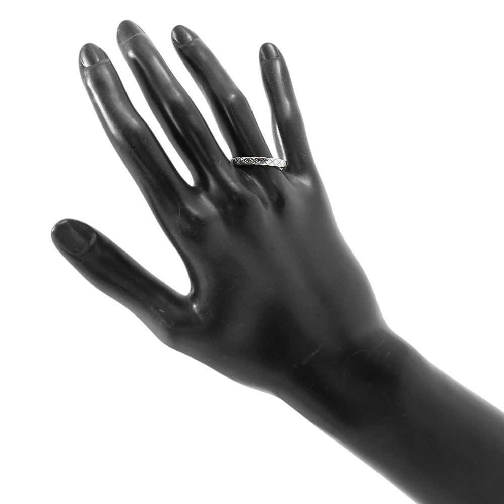 CHANEL Coco Crush Collection Ring Size 60/#20 MiniJ11793 18K White Gold