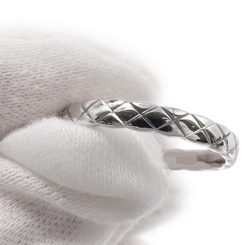 CHANEL Coco Crush Collection Ring Size 60/#20 MiniJ11793 18K White Gold