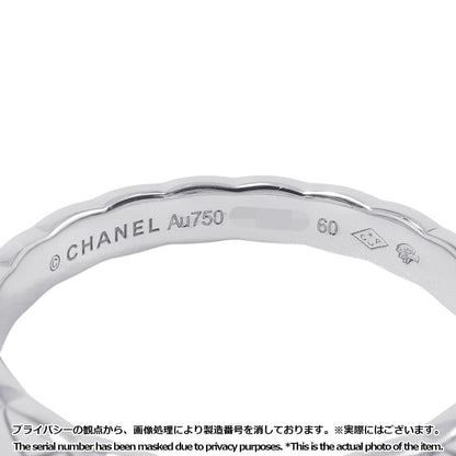 CHANEL Coco Crush Collection Ring Size 60/#20 MiniJ11793 18K White Gold