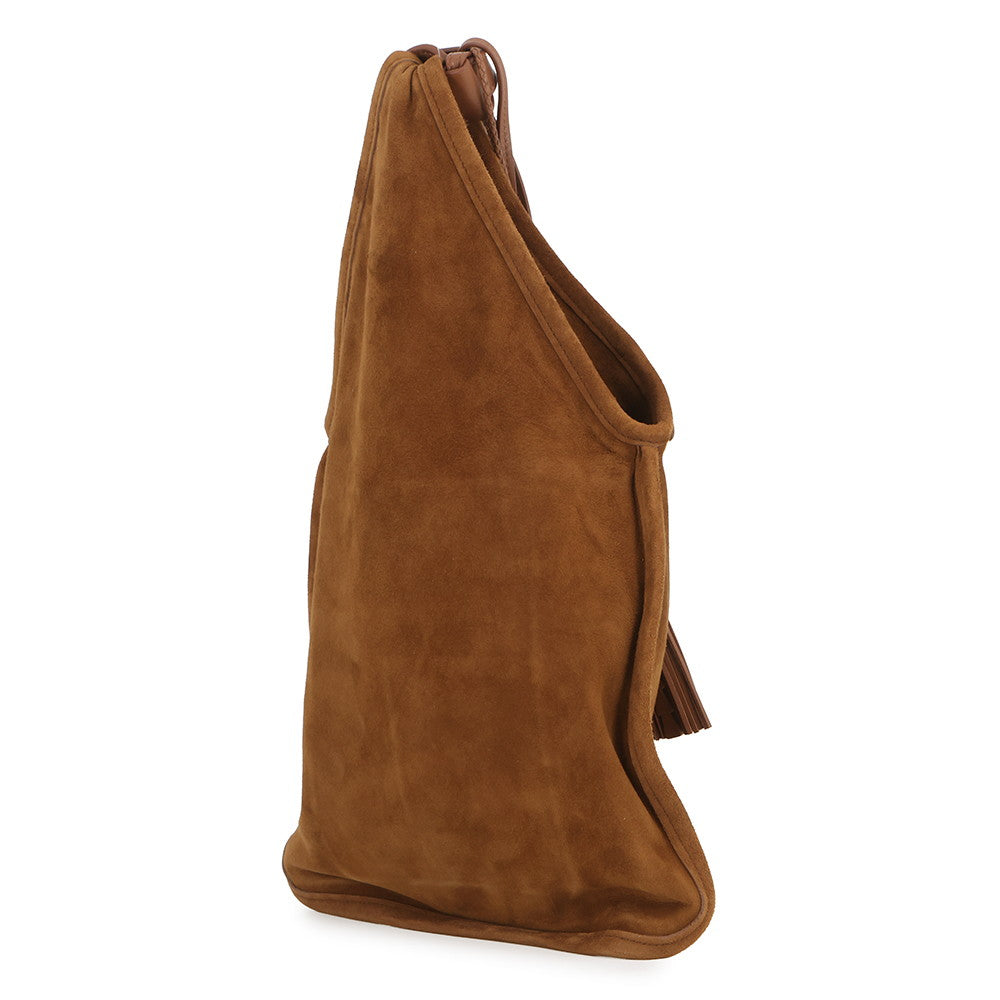 MIUMIU Handbag Brown5BA295 suede
