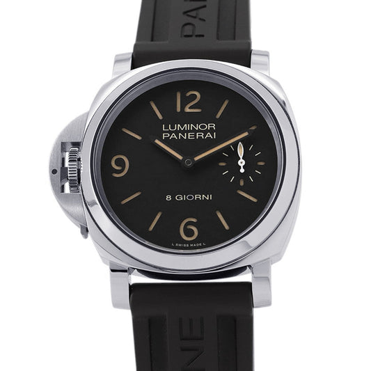 PANERAI Luminor Destro Otto Giorni W44mm Stainless Steel Cowchuck Black DialPAM01655