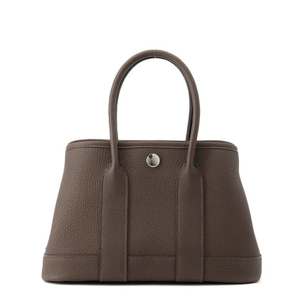 HERMES Neo Garden Chocolat Togo Leather Size 23