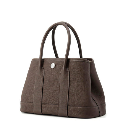 HERMES Neo Garden Chocolat Togo Leather Size 23