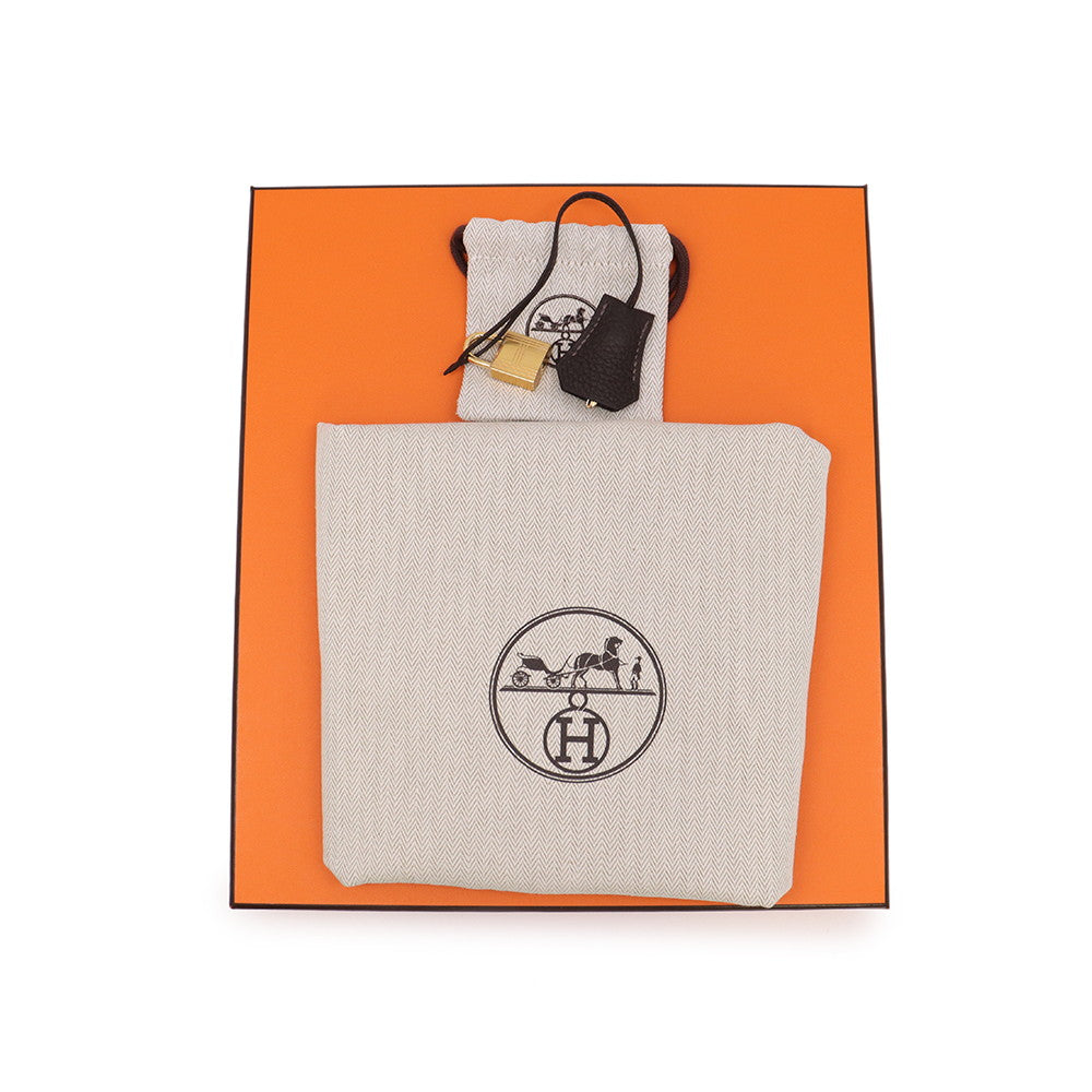 HERMES Birkin Be Blanc Togo Leather Size 25