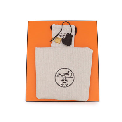 HERMES Birkin Be Blanc Togo Leather Size 25