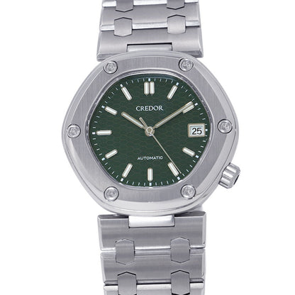 SEIKO CREDOR Locomotive W38.8mm TI Green DialGCCR997