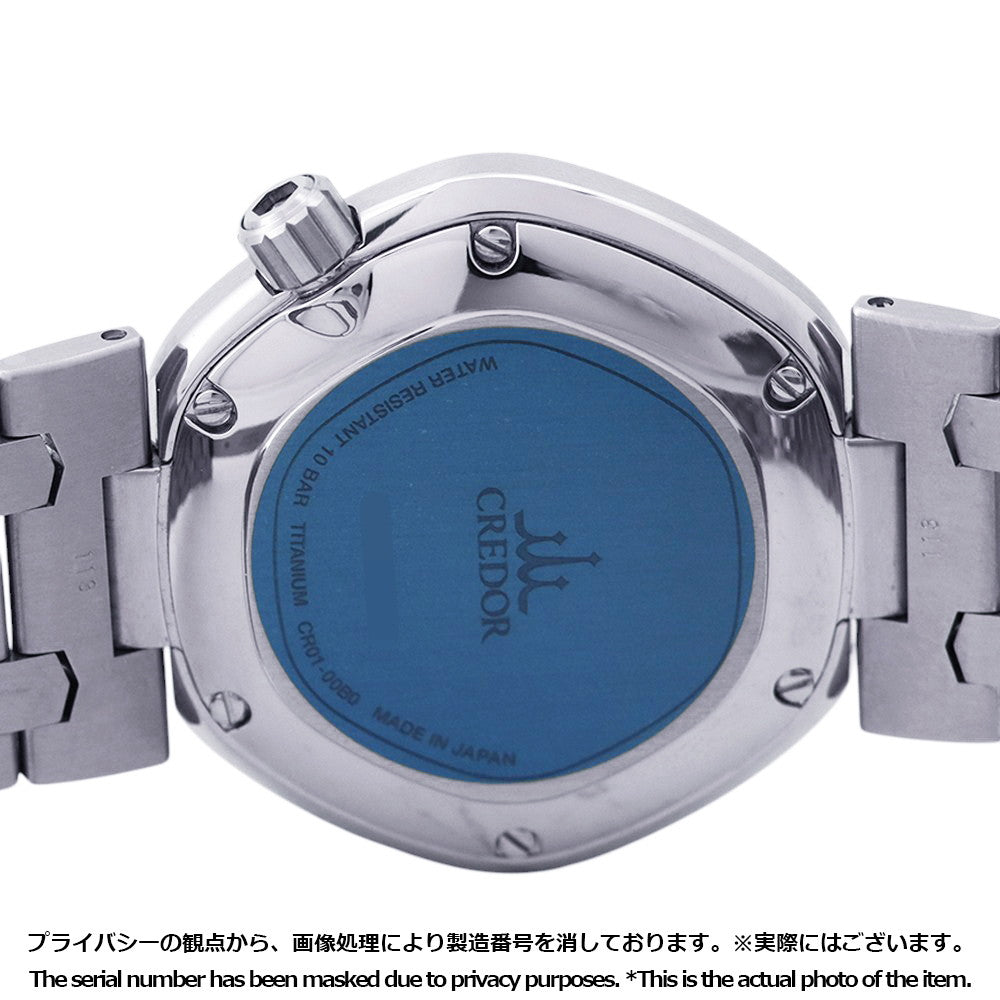 SEIKO CREDOR Locomotive W38.8mm TI Green DialGCCR997