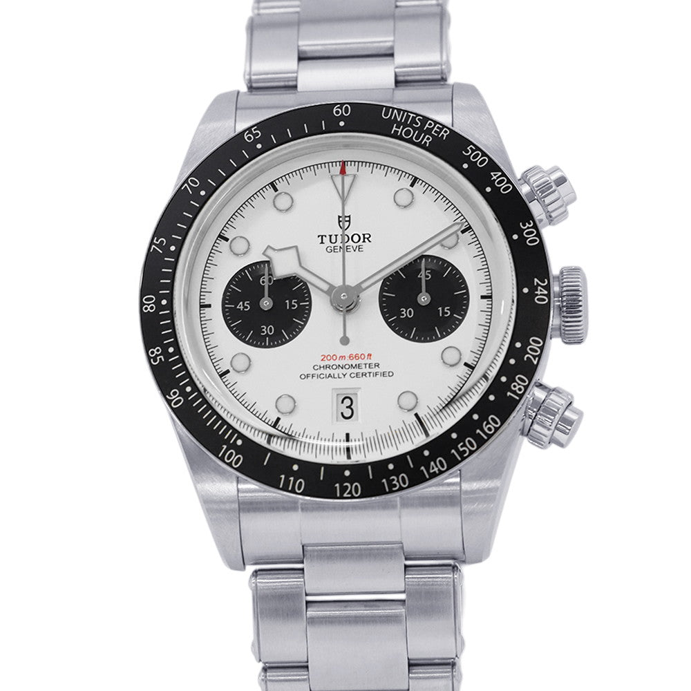 TUDOR Black Bay Chrono W41mm Stainless Steel White DialM79360N-0012