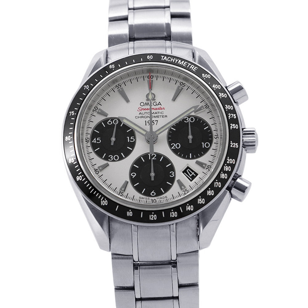 OMEGA Speedmaster Date Japan Limited Edition (2009 pieces) W40mm Stainless Steel White/Black Dial323.30.40.40.02.001