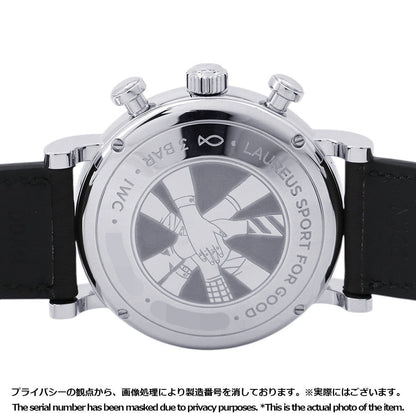 IWC IWC Portofino Chronograph 39 Laureus Sports for Good, Limited Edition of 1000 Pieces Worldwide W39mm Stainless Steel Leather Blue DialIW391408