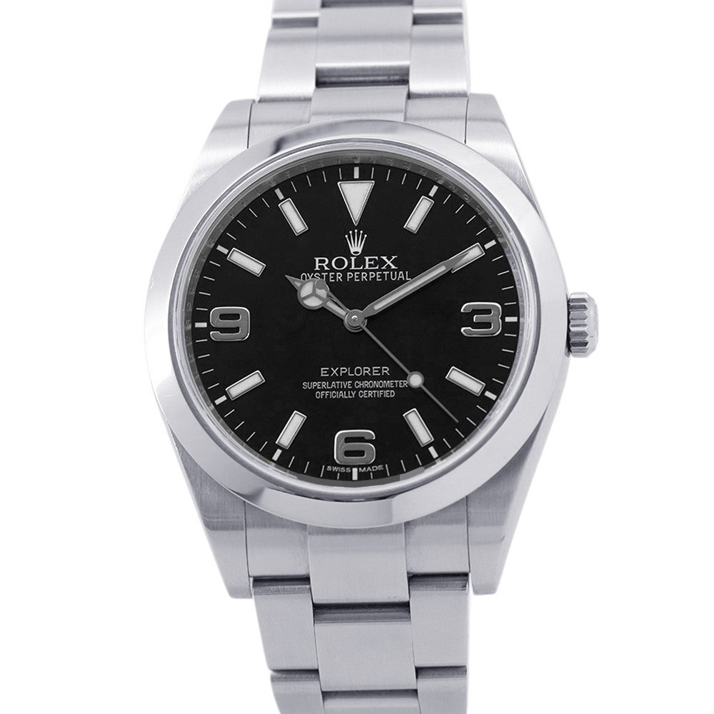 ROLEX ExplorerI W39mm Stainless Steel Black Dial214270