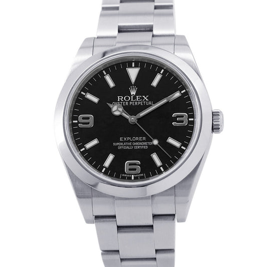 ROLEX ExplorerI W39mm Stainless Steel Black Dial214270