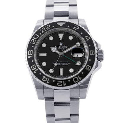 ROLEX GMT MasterII W40mm Stainless Steel Black Dial116710LN