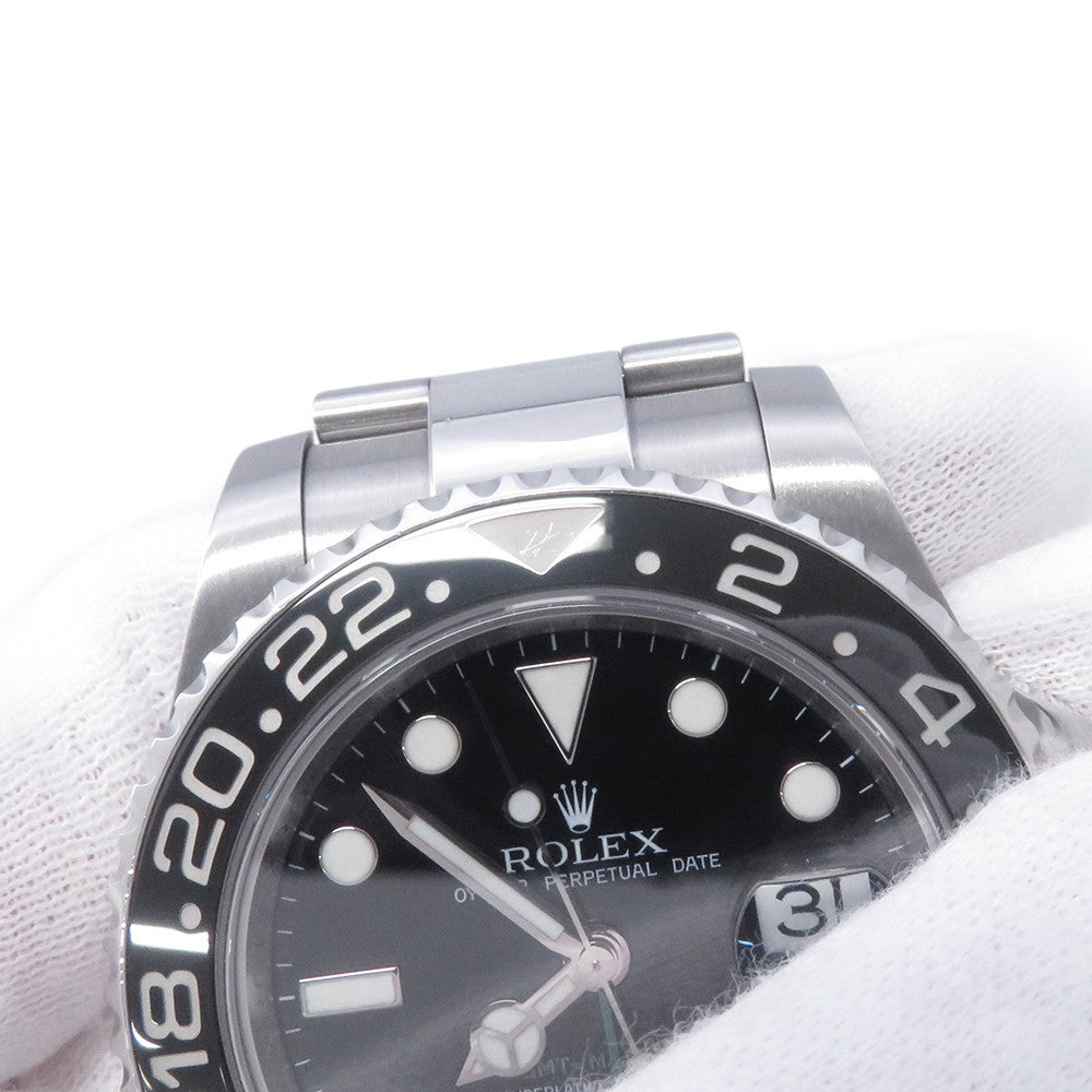 ROLEX GMT MasterII W40mm Stainless Steel Black Dial116710LN