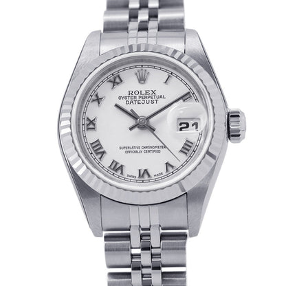 ROLEX Datejust W26mm Stainless Steel K18WG White Dial79174