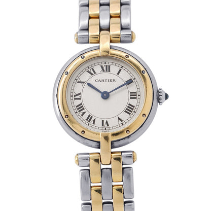 CARTIER PANTHERE Vendome SM W24mm Stainless Steel K18YG Ivory DialW25030B6