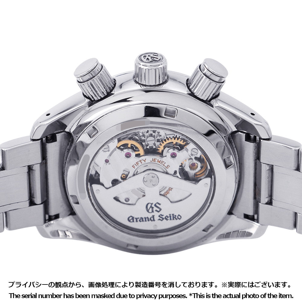 SEIKO Grand Seiko GMT Spring Drive Master Shop Limited Edition W43.5mm Stainless Steel Black DialSBGC003