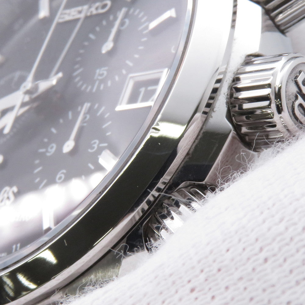SEIKO Grand Seiko GMT Spring Drive Master Shop Limited Edition W43.5mm Stainless Steel Black DialSBGC003