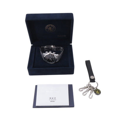 SEIKO Grand Seiko GMT Spring Drive Master Shop Limited Edition W43.5mm Stainless Steel Black DialSBGC003
