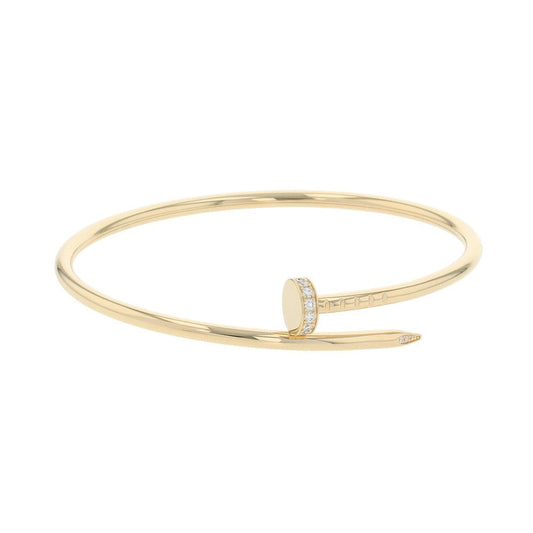CARTIER Juste Un Clou Bracelet Small model Diamond Size 16/SmallB6066116 18K Yellow Gold