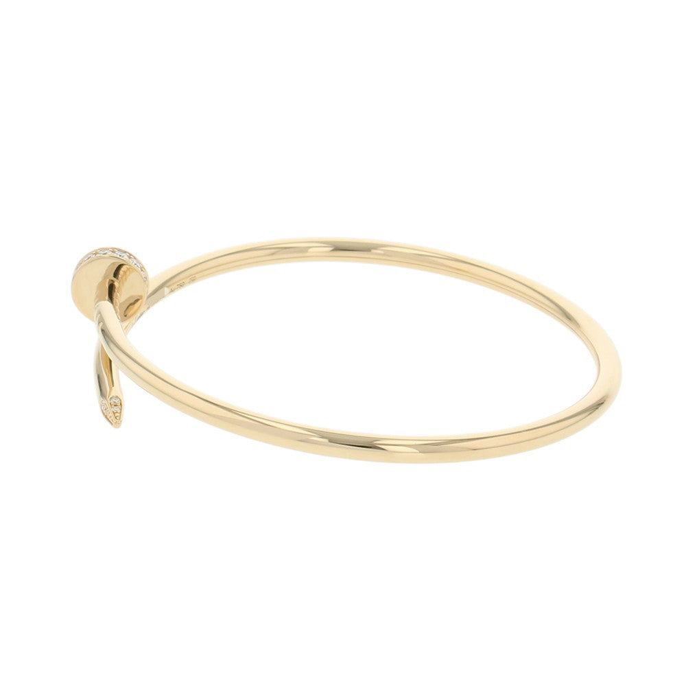 CARTIER Juste Un Clou Bracelet Small model Diamond Size 16/SmallB6066116 18K Yellow Gold