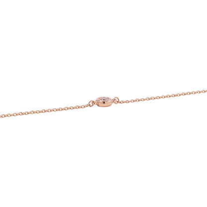 TIFFANY&Co. Elsa Peretti Diamond by the Yard Bracelet 18K Pink Gold