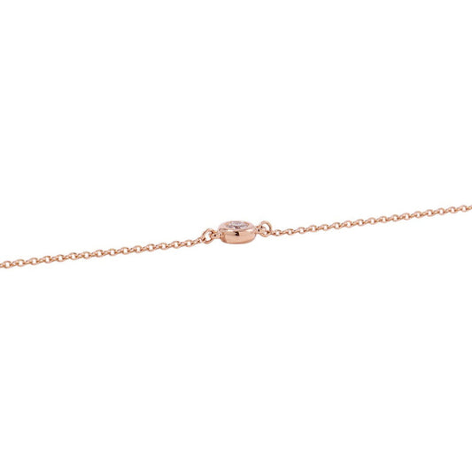 TIFFANY&Co. Elsa Peretti Diamond by the Yard Bracelet 18K Pink Gold