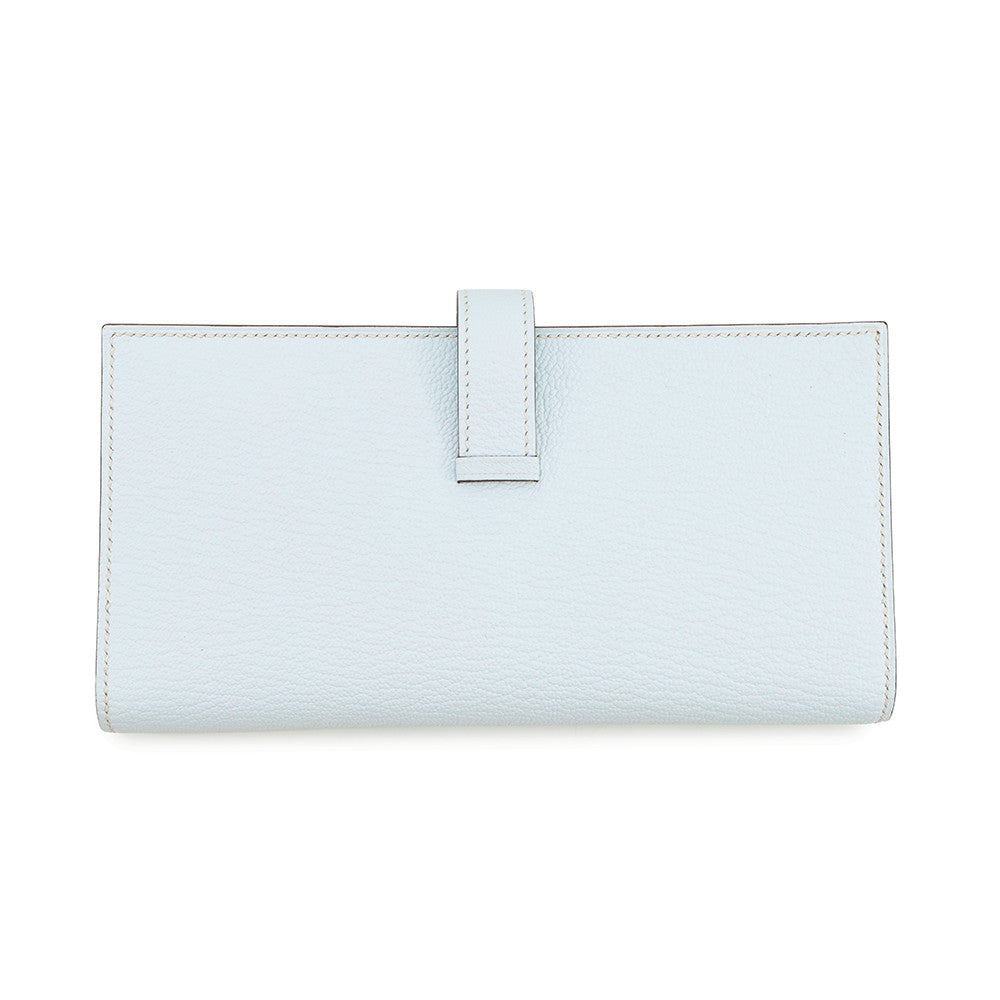 HERMES Beansufla Blue Brum Chevre Myzore Goatskin