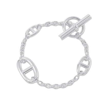 HERMES Chaine d'Ancre Farandole Bracelet Size ST SV925