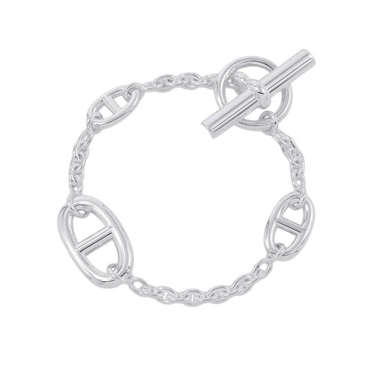 HERMES Chaine d'Ancre Farandole Bracelet Size ST SV925