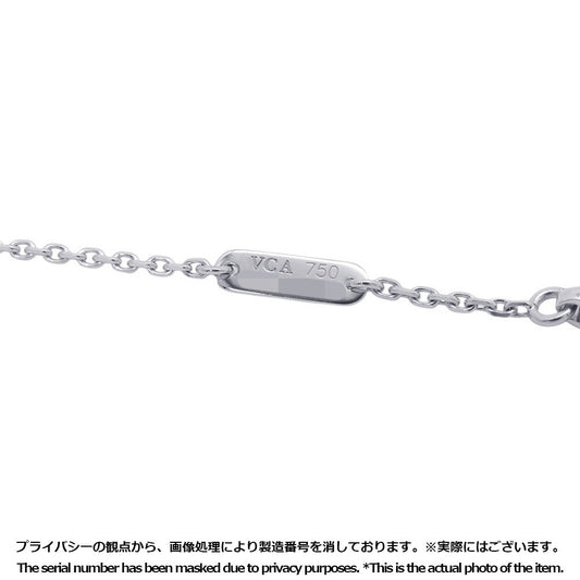 Van Cleef & Arpels Vintage Alhambra Necklace 2009 Holiday 18K White Gold