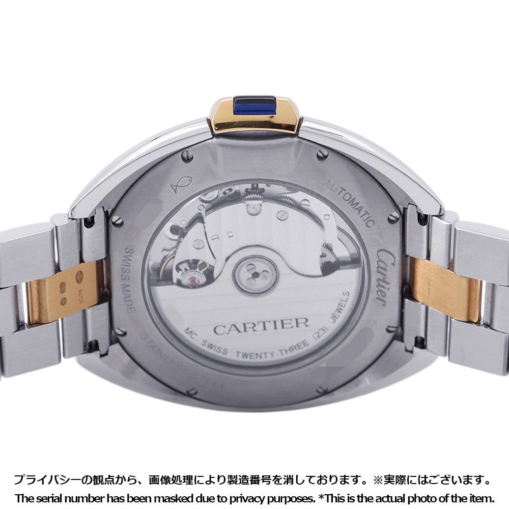 CARTIER Craie de Cartier W40mm Stainless Steel K18PG Silver DialW2CL0002