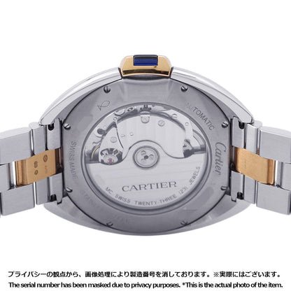 CARTIER Craie de Cartier W40mm Stainless Steel K18PG Silver DialW2CL0002