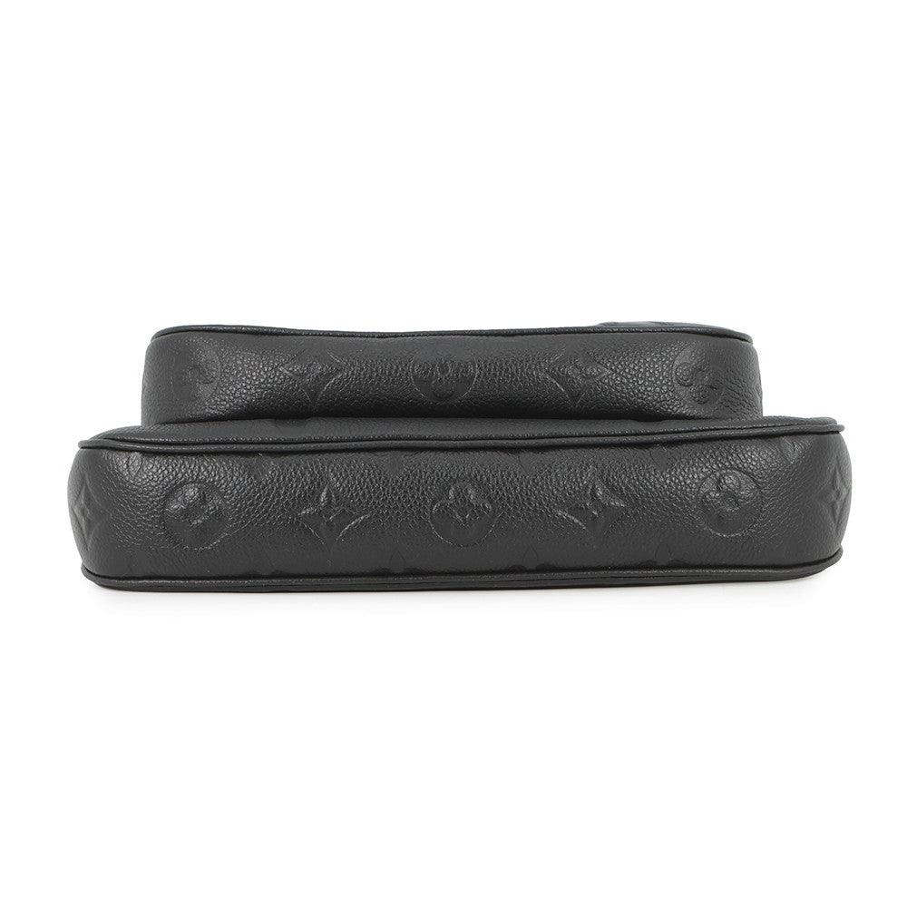 LOUIS VUITTON Multi Pochette Accessoires NoirM80399 Monogram Empreinte Leather