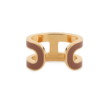 HERMES Pop Ash Ear Cuff New Gold Gold Plated Lacquer