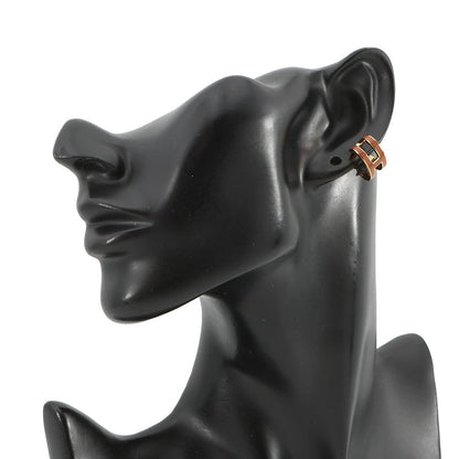 HERMES Pop Ash Ear Cuff New Gold Gold Plated Lacquer