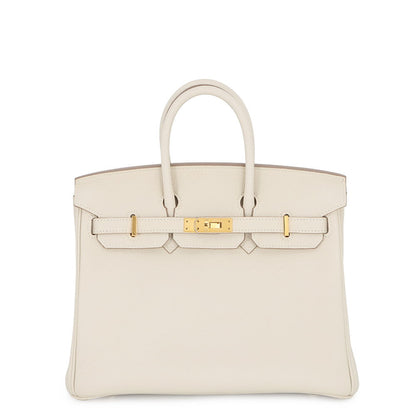 HERMES Birkin Craie Togo Leather Size 25