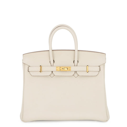 HERMES Birkin Craie Togo Leather Size 25