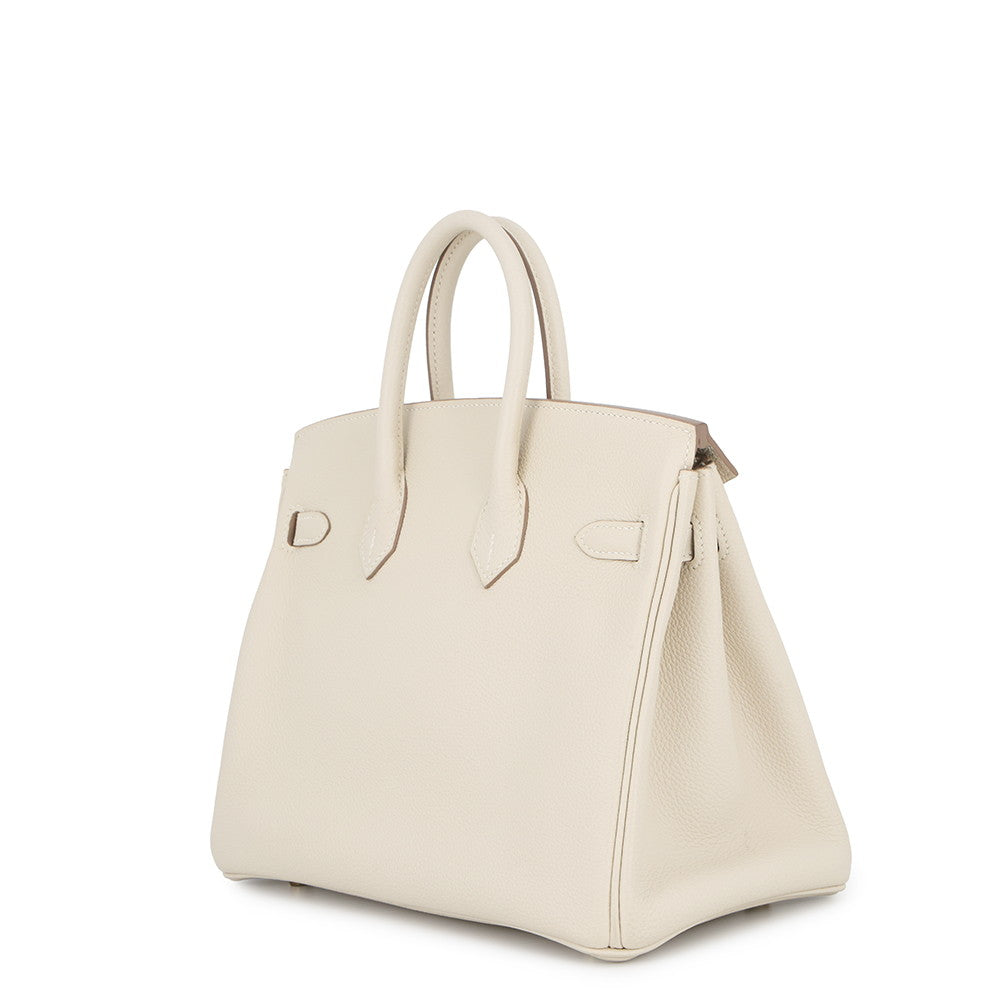 HERMES Birkin Craie Togo Leather Size 25