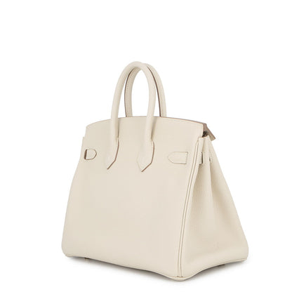 HERMES Birkin Craie Togo Leather Size 25