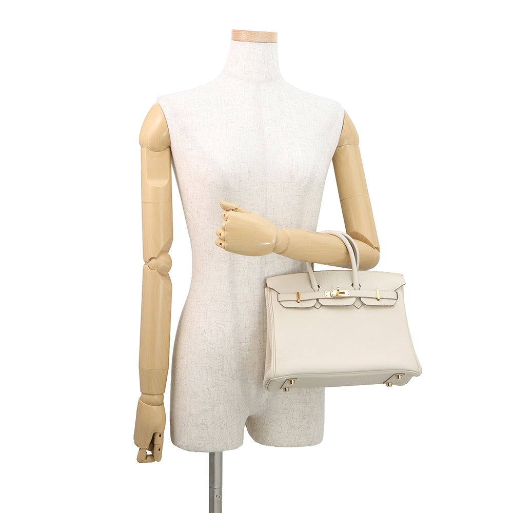 HERMES Birkin Craie Togo Leather Size 25