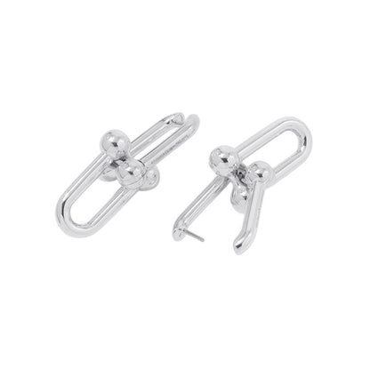 TIFFANY&Co. Hardware Extra Large Link Earrings Size Extra large60013153 SV925