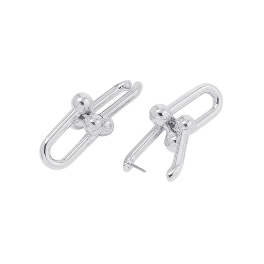 TIFFANY&Co. Hardware Extra Large Link Earrings Size Extra large60013153 SV925