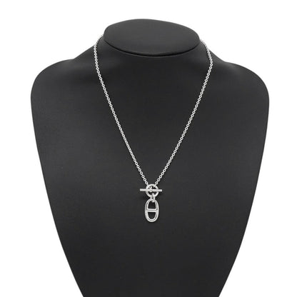 HERMES Chaine d'Ancre Amulette Necklace SV925